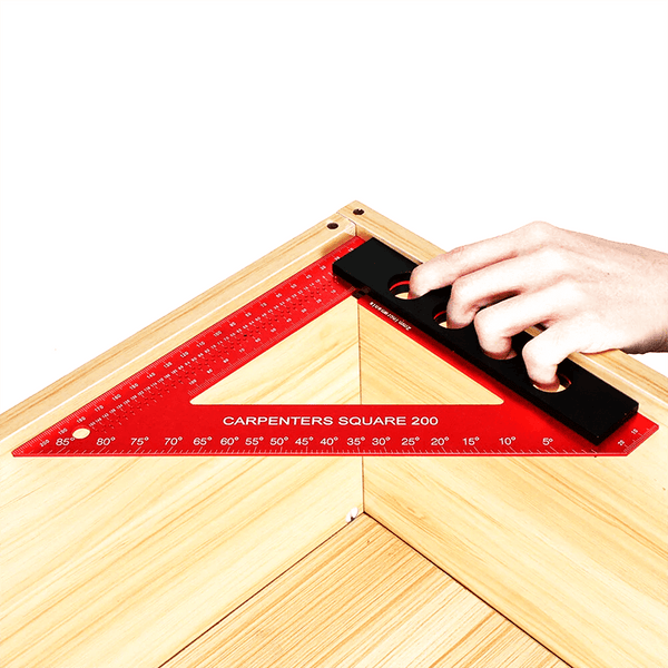 Precision Carpenters Square Triangle Ruler for Woodworking - Crafty Innovator