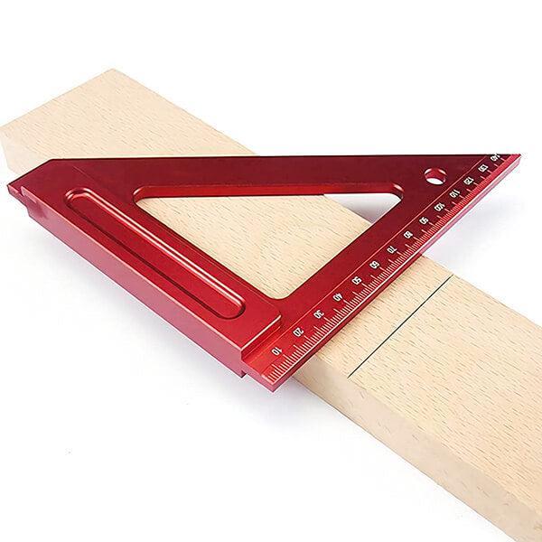 Square Aluminum Alloy Precision Triangle Ruler - Crafty Innovator