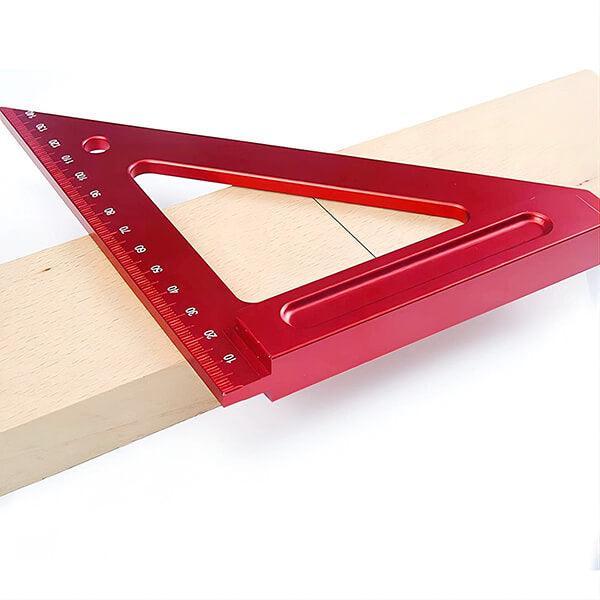 Square Aluminum Alloy Precision Triangle Ruler