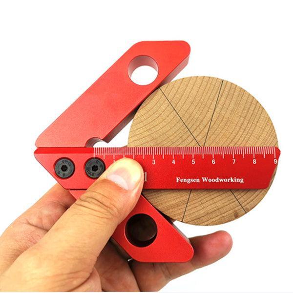 Precision Center Line Scriber Circle Center Finder Marking Ruler - Crafty Innovator