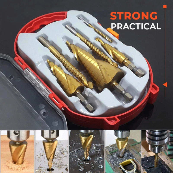 Titanium Plating Drill Bit Set（6pcs） - Crafty Innovator