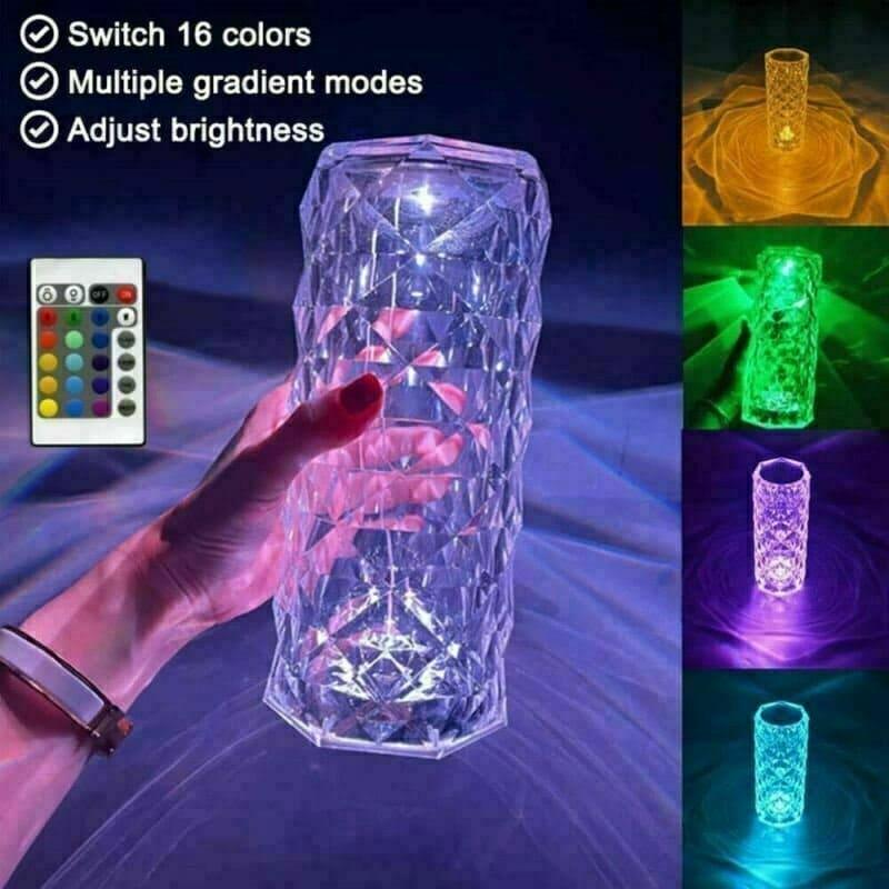 LED Crystal Table Lamp - Crafty Innovator