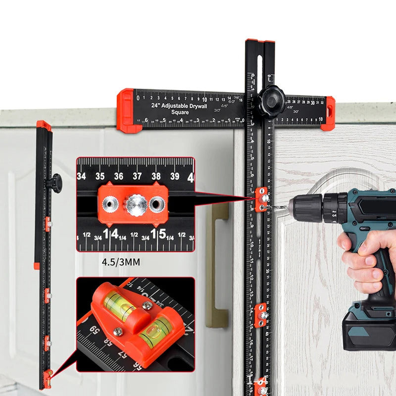 2-in-1 Drilling Positioning Ruler - Crafty Innovator