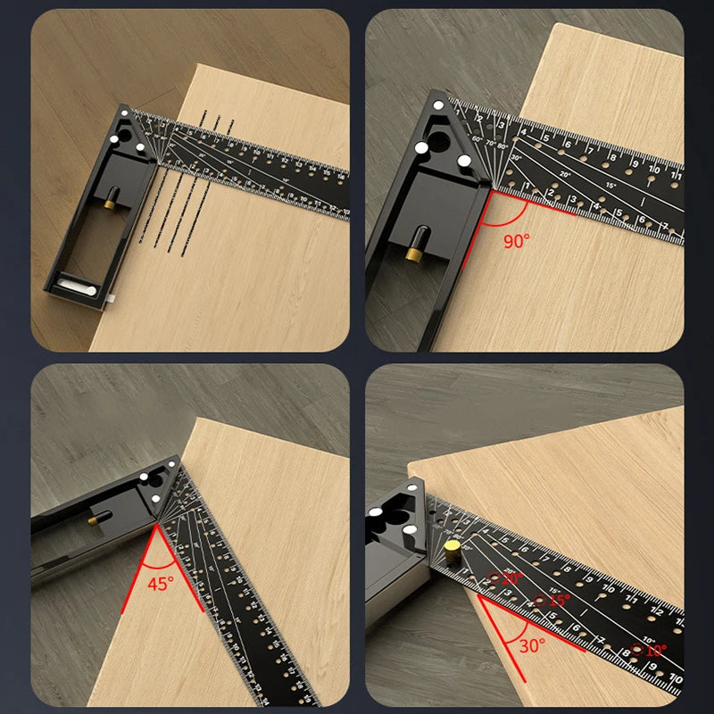 Multi-Functional Right Angle Ruler