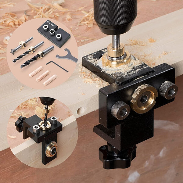 Precision 3-IN-1 Doweling Jig Kit - Crafty Innovator