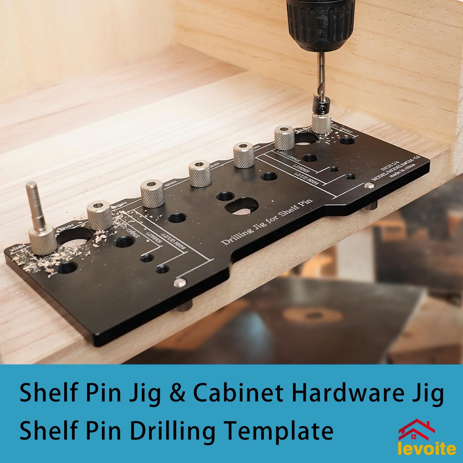 Precision Shelf-Pin Jig Shelf Pin Hole Drilling Jig