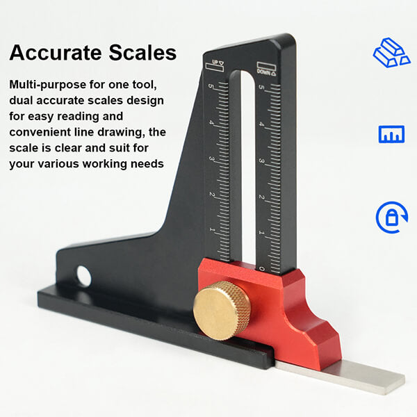 Precision Multi Depth Height Gauge for Woodworking