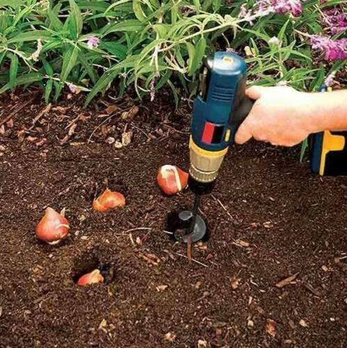 Plant Auger for Drill - Effortless Gardening Tool