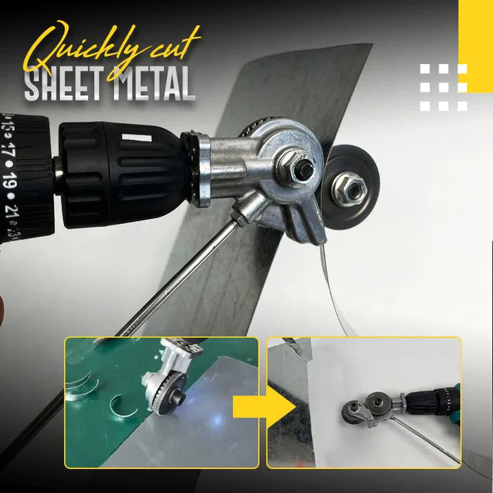 Electric Drill Plate Cutter - Crafty Innovator