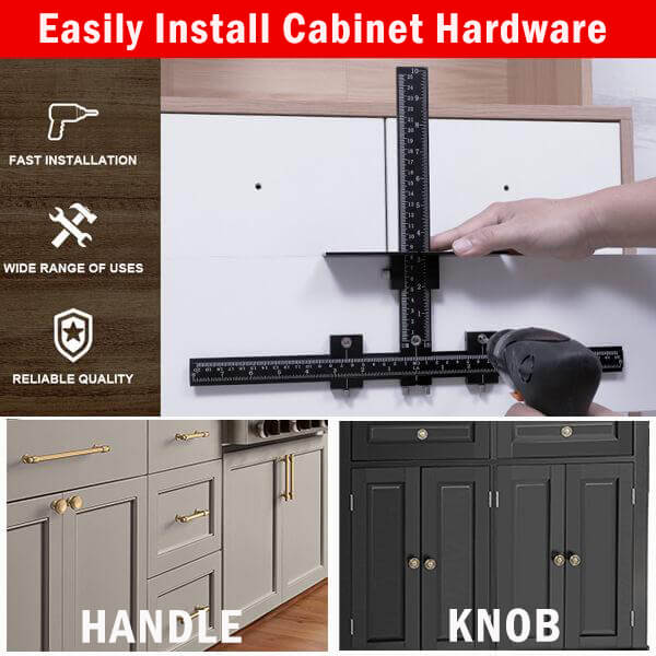 Cabinet Hardware Jig Adjustable Drill Guide