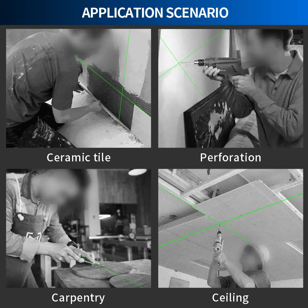 16 Lines 4D Green Laser Level - Crafty Innovator