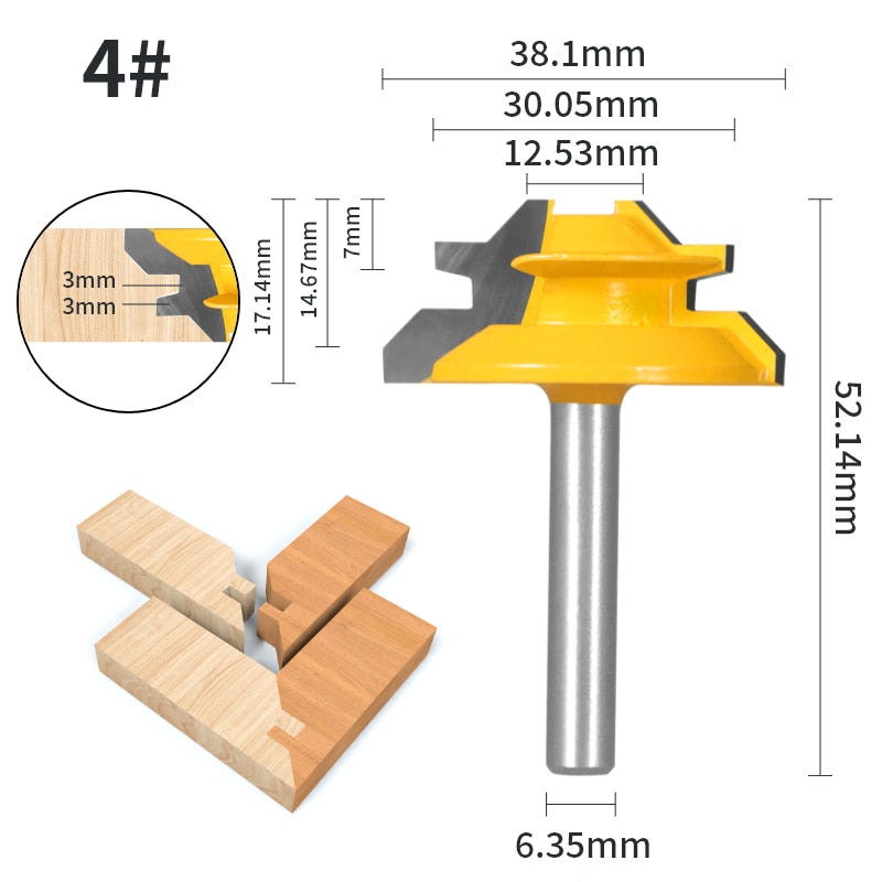 Degree Lock Miter Router Bit - Crafty Innovator