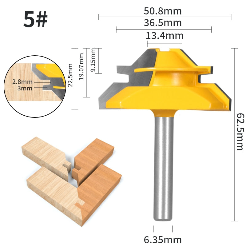 Degree Lock Miter Router Bit - Crafty Innovator