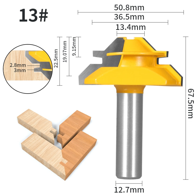 Degree Lock Miter Router Bit - Crafty Innovator