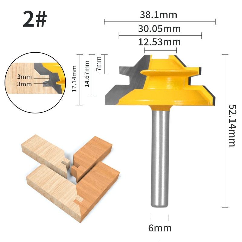 Degree Lock Miter Router Bit - Crafty Innovator