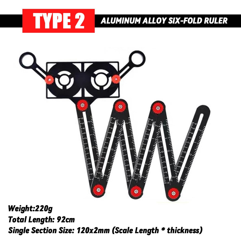 Universal Multi-Angle Measuring Ruler - Crafty Innovator